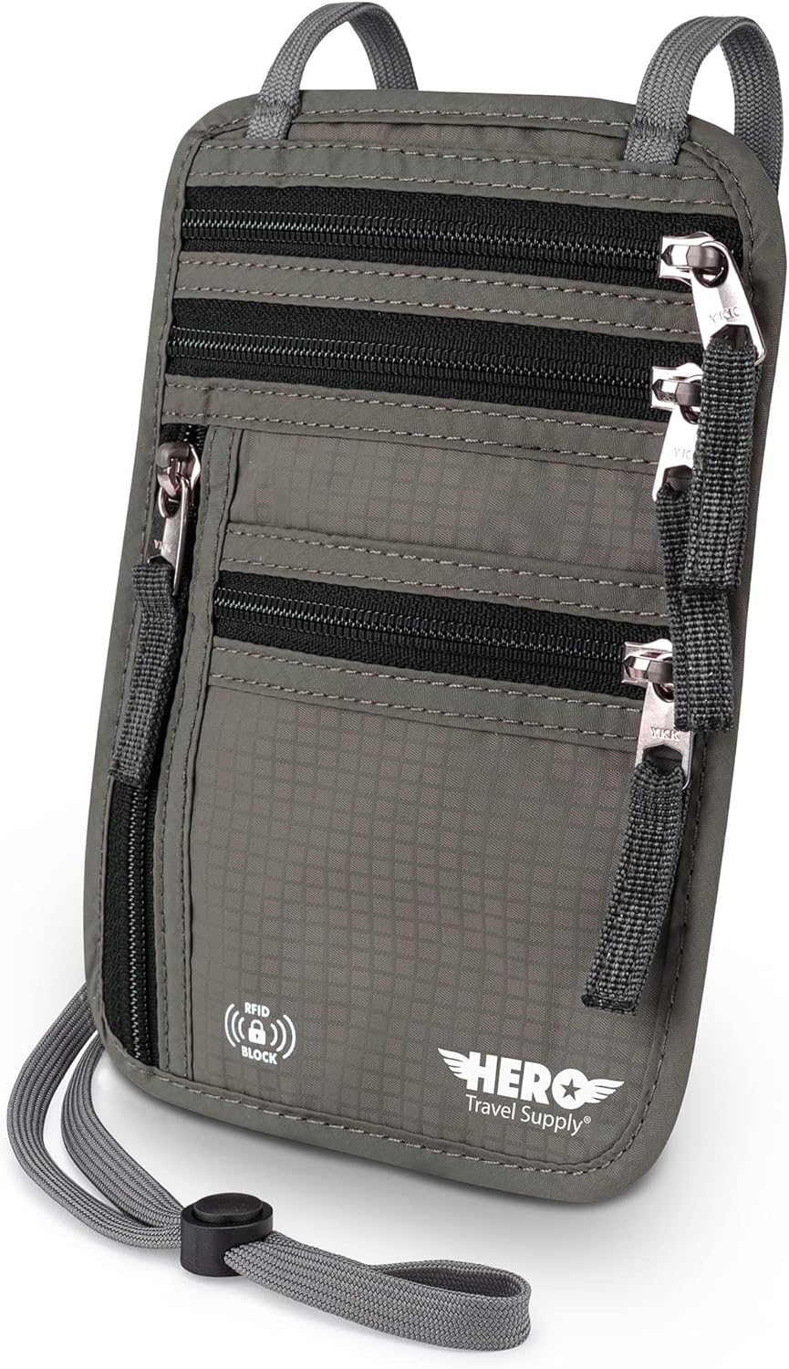 HERO RFID-Blocking Neck Wallet