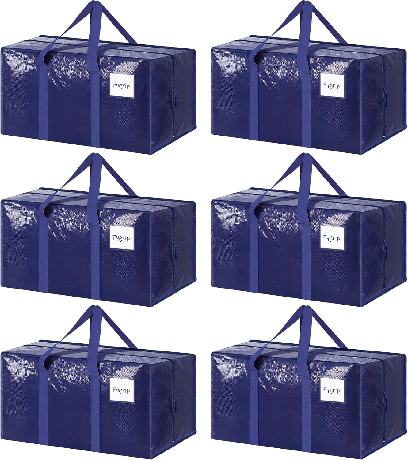 Heavy-Duty Moving Bags, 6-Pack