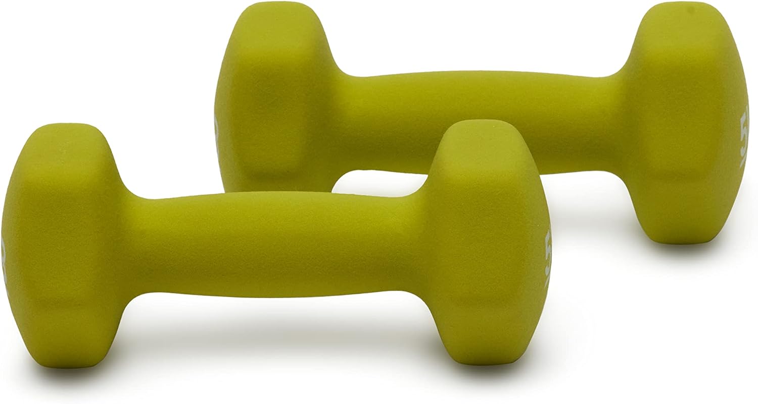 Amazon Basics 5 lb Dumbbells