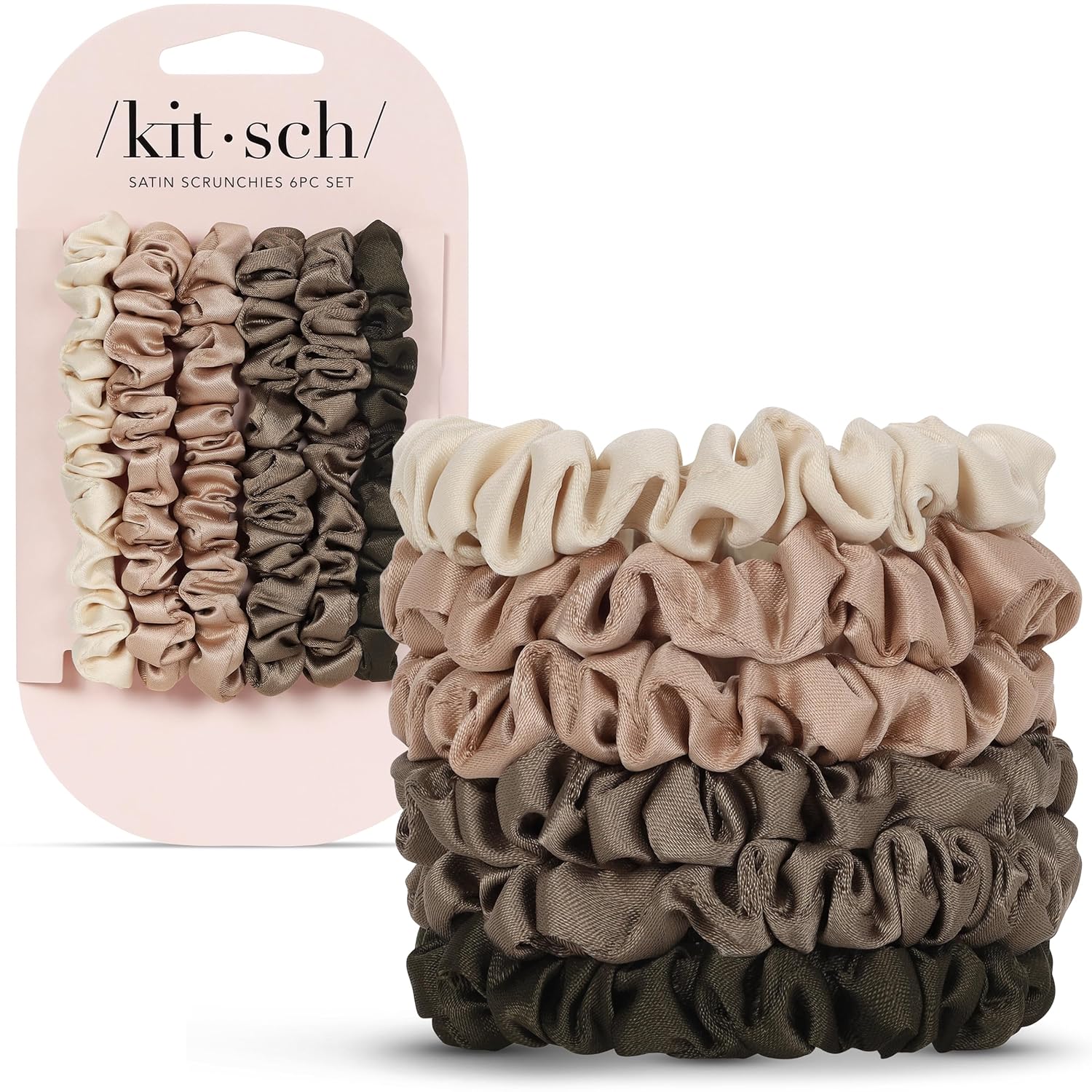 Kitsch Satin Scrunchies